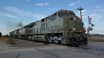 BNSF 3674 Newest ET44ACH on Her First Test Run from The Wabtec Fort Worth Locomotive Plant Texas Heads Northbound On the Wabtec Test Track As She Passes Me at the Petty Railroad crossing with 2 UP AC4400CWM's and BNSF 3283 As the Lead Rear Motor.